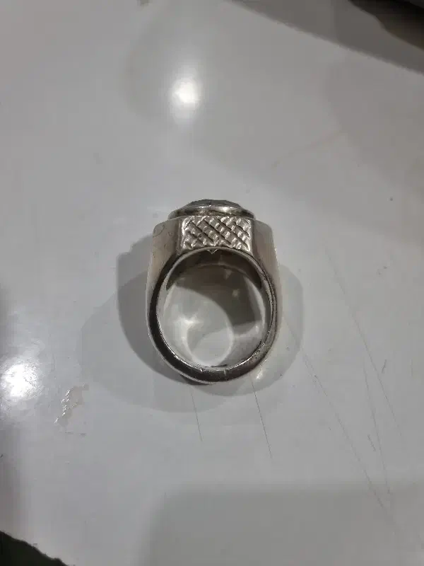 انگشتر جفت مهر دست ساز موزانایت|جواهرات|نقده, |دیوار