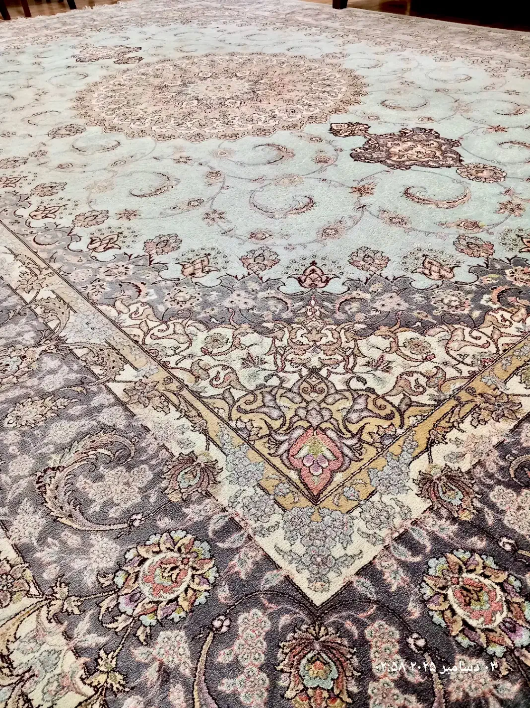 فرش فرهی ۱۲ متری فیروزه‌ای|فرش|رشت, حافظ آباد|دیوار