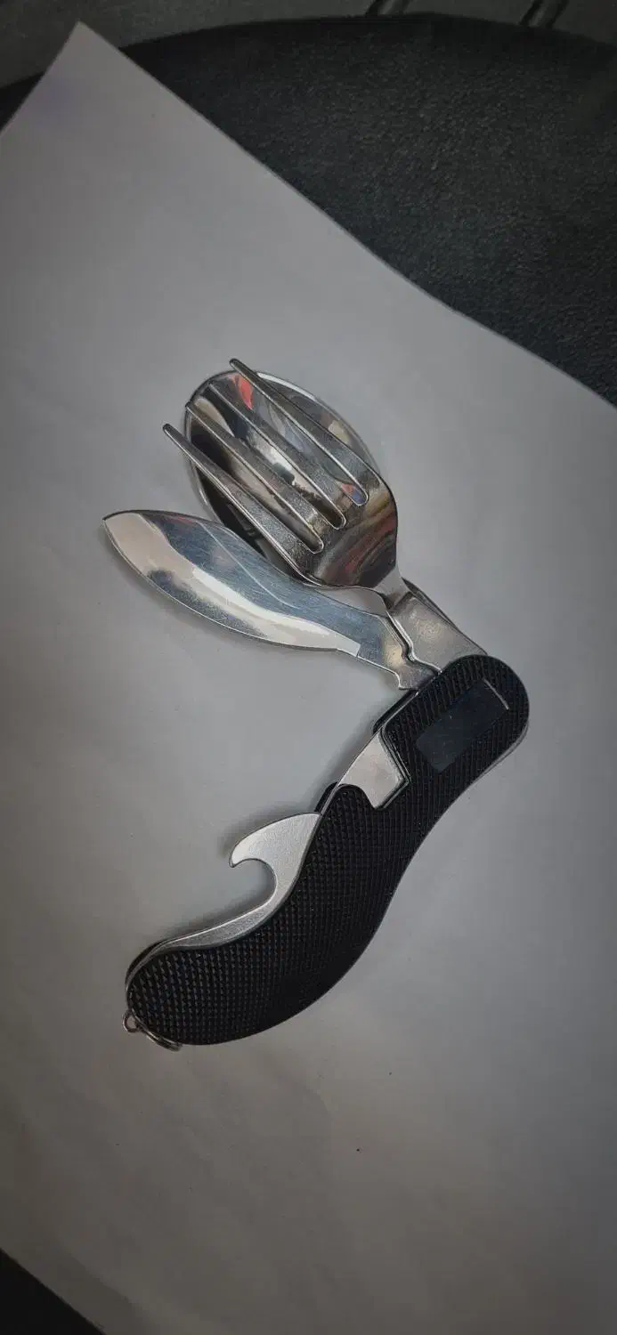 ست قاشق چنگال کوهنوردی تاشو|کوهنوردی و کمپینگ|اراک, |دیوار