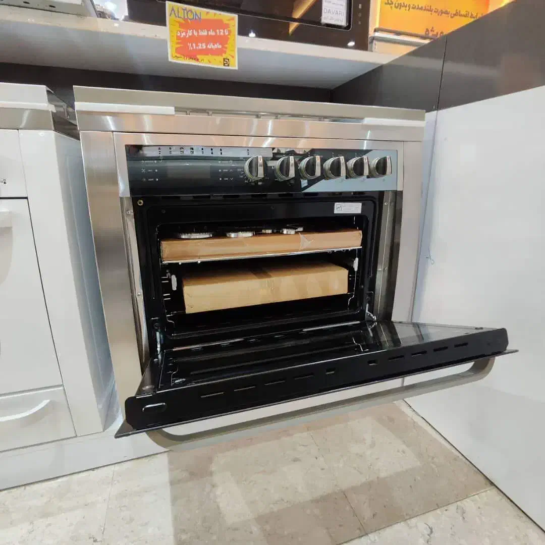 اجاق گاز فردار آلتون استیل روی استیل سری MDR5S|اجاق گاز و لوازم برقی پختوپز|مشهد, الهیه|دیوار