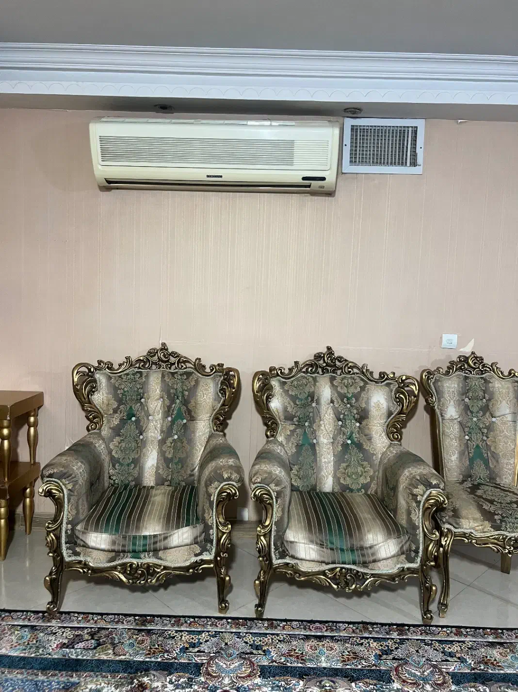 مبل ۹ نفره با چوب راش|مبلمان خانگی و میز عسلی|پاکدشت, شهرک انقلاب|دیوار