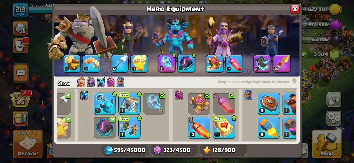 فروش دچ عدد اکانت کلش تان ۱۷|کنسول، بازی ویدئویی و آنلاین|شیراز, شریف‌آباد|دیوار