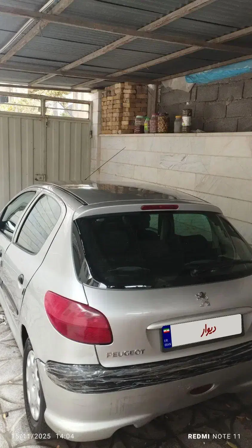 206 بدون آفتاب سوختگی سالم|خودرو سواری و وانت|ملایر, |دیوار