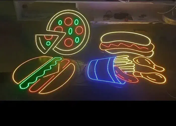 تابلو ال ای دی چایی اتیشی زغال کافی ذرت شیرداغ ویپ|فروشگاه و مغازه|کرج, اتحاد|دیوار