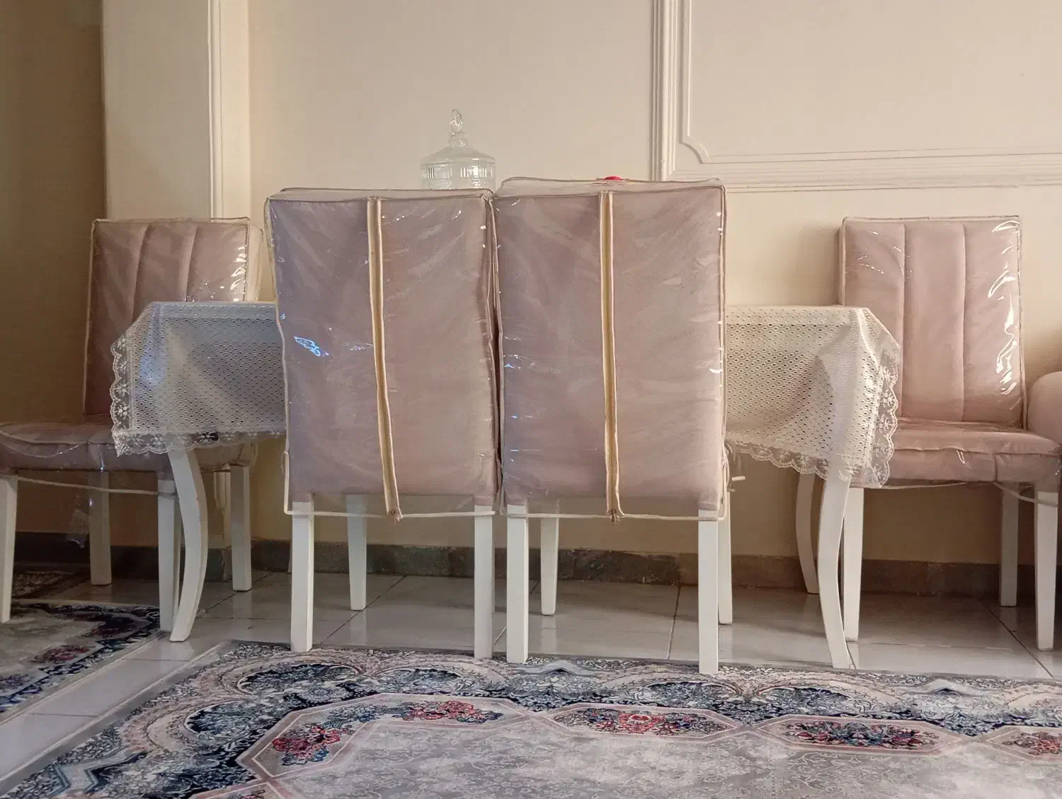 میزغذا خوری ۶نفره|میز و صندلی غذاخوری|بومهن, |دیوار