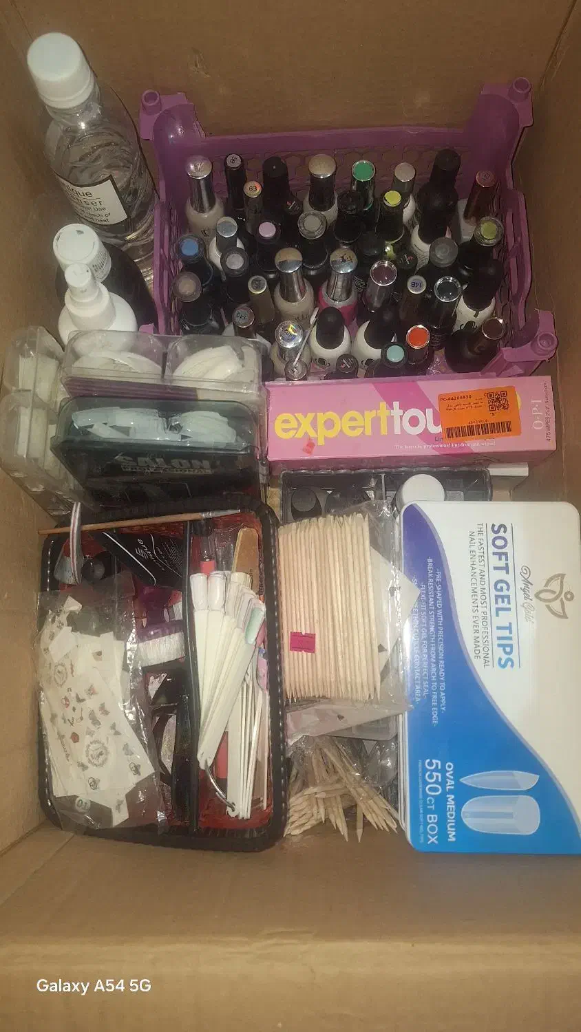 وسایل کامل کاشت ناخون|آرایشی، بهداشتی، درمانی|لنده, |دیوار