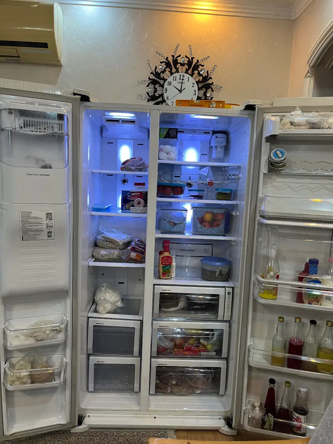 یخچال فریزر ساید بای ساید سامسونگ|یخچال و فریزر|رشت, منظریه|دیوار