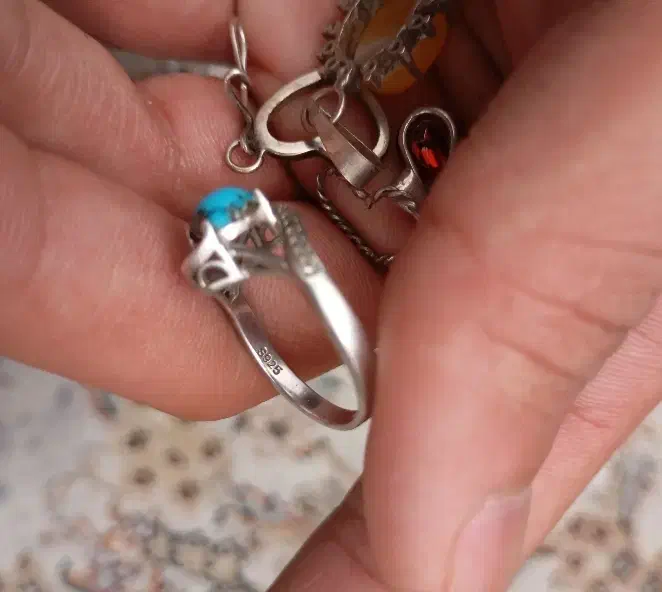 نقره ۹۲۵|جواهرات|کاشمر, |دیوار