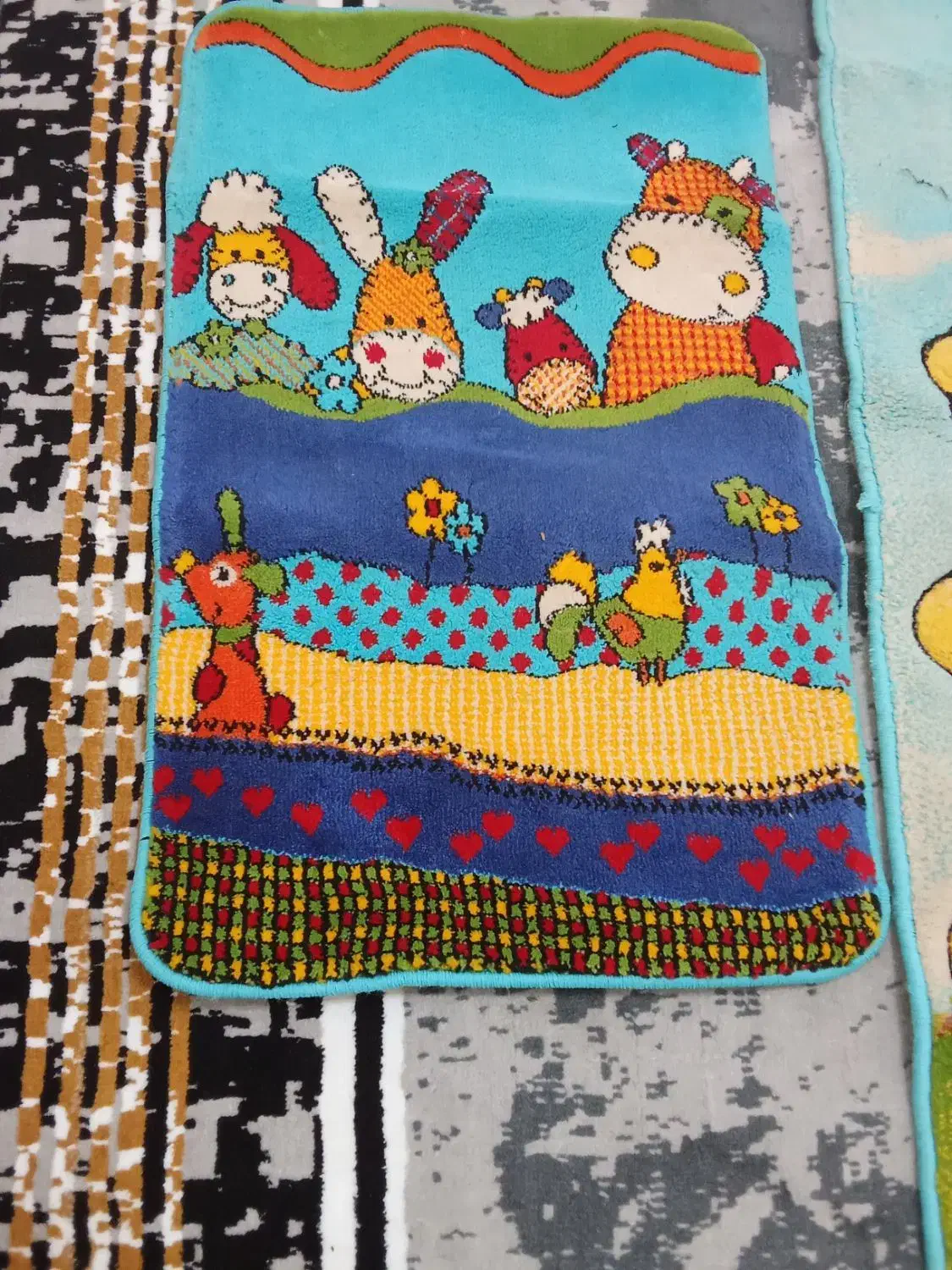 فرش کودک با دم دری|فرش|میناب, |دیوار