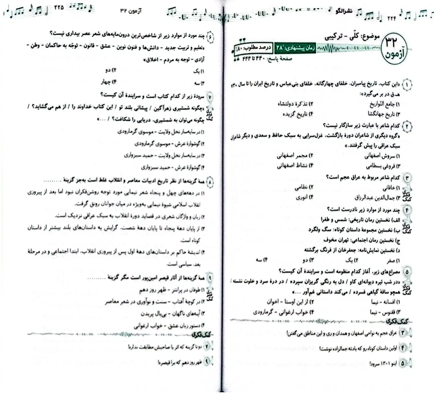 کتاب های تست علوم فنون نشر الگو کنکور انسانی|کتاب و مجله آموزشی|تهران, شهمیرزادی|دیوار