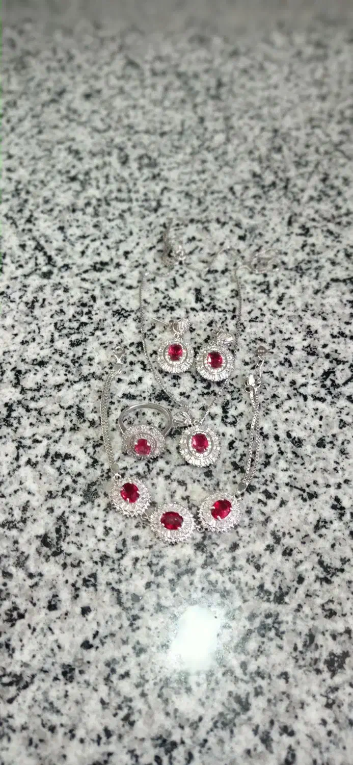 ست زنانه نقره شیک|جواهرات|خمینیشهر, |دیوار