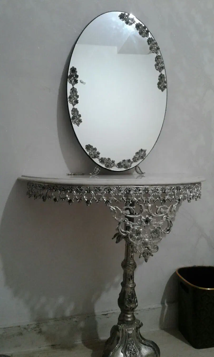 اینه کنسول برنجی|بوفه، ویترین، کنسول|گرگان, |دیوار