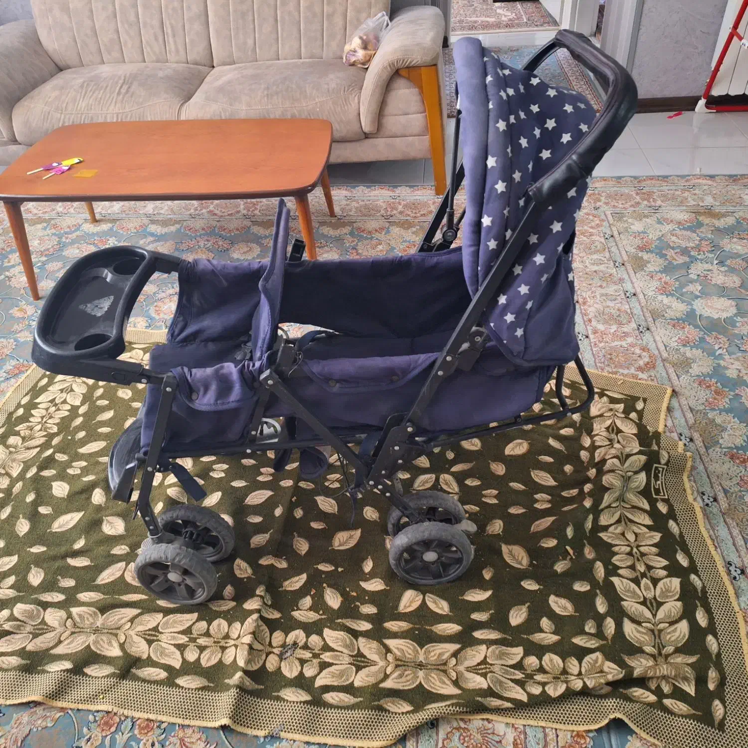 کالسکه دوقلو|کالسکه و لوازم جانبی|مشهد, شهرک رازی (شهرک غرب)|دیوار