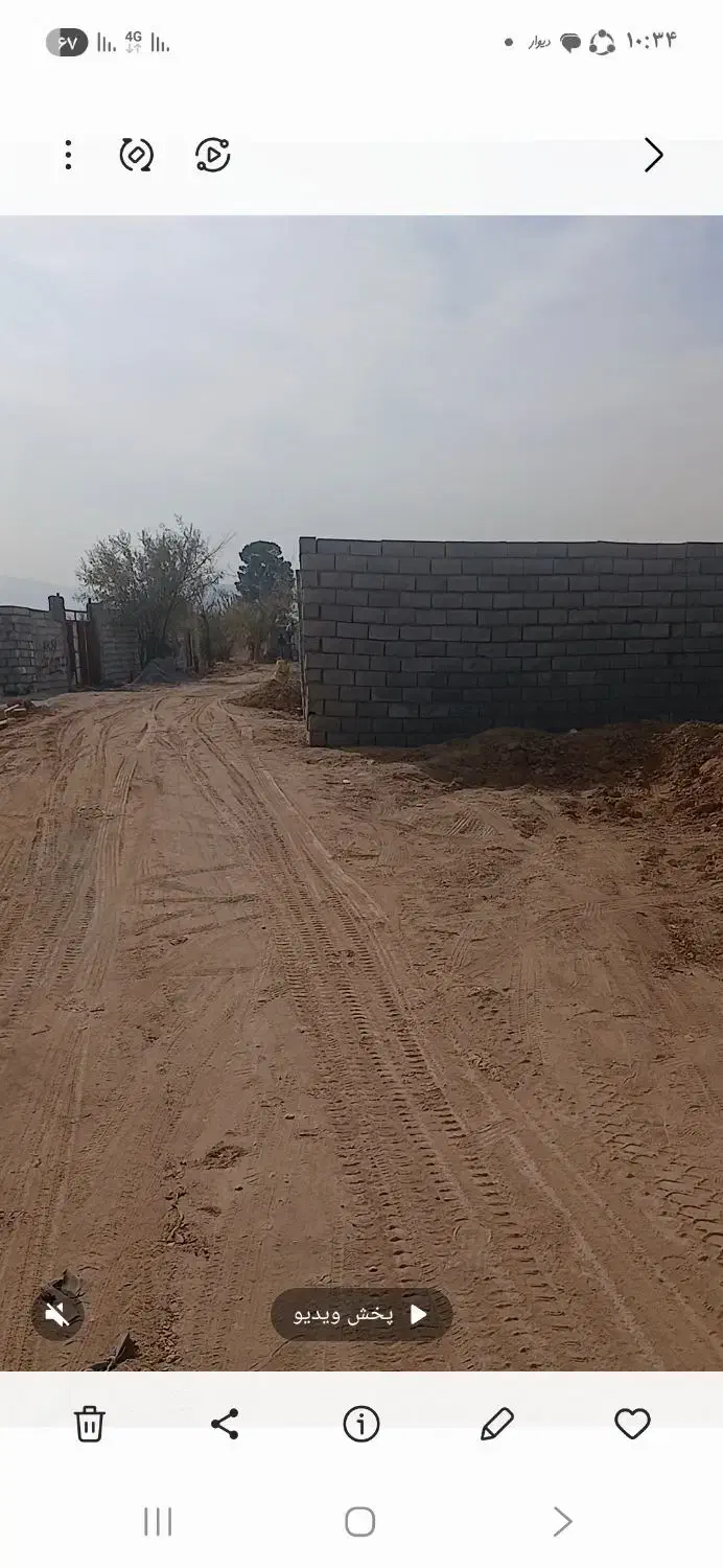 زمین برای ساخت باغ ویلا نزدیک اسفالت|فروش زمین و ملک کلنگی|نجفآباد, جلال آباد|دیوار