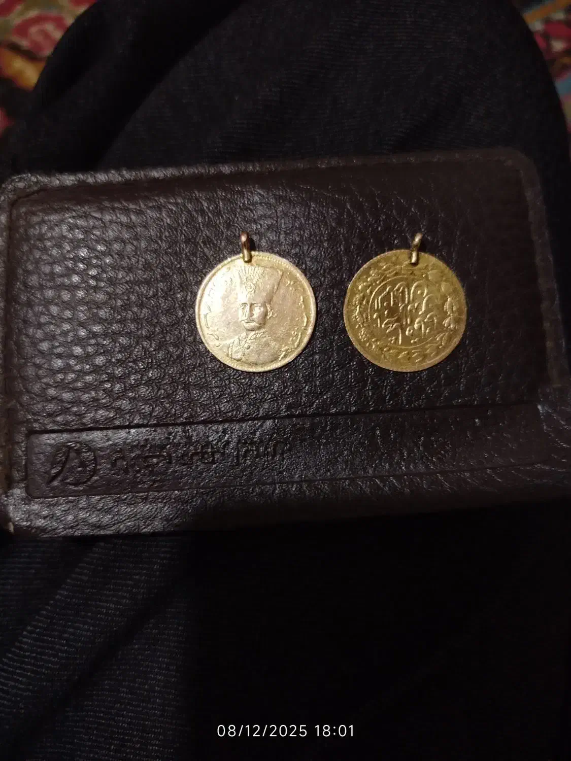 دوتا سکه قدیمی طلا|جواهرات|ارسنجان, |دیوار