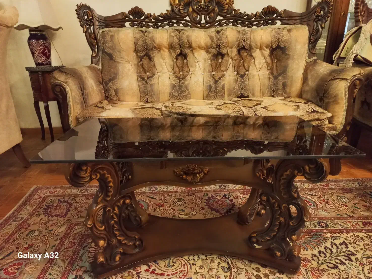 مبل کلاسیک ۷ نفره   جنس چوب|مبلمان خانگی و میز عسلی|تهران, سید خندان (جلفا)|دیوار