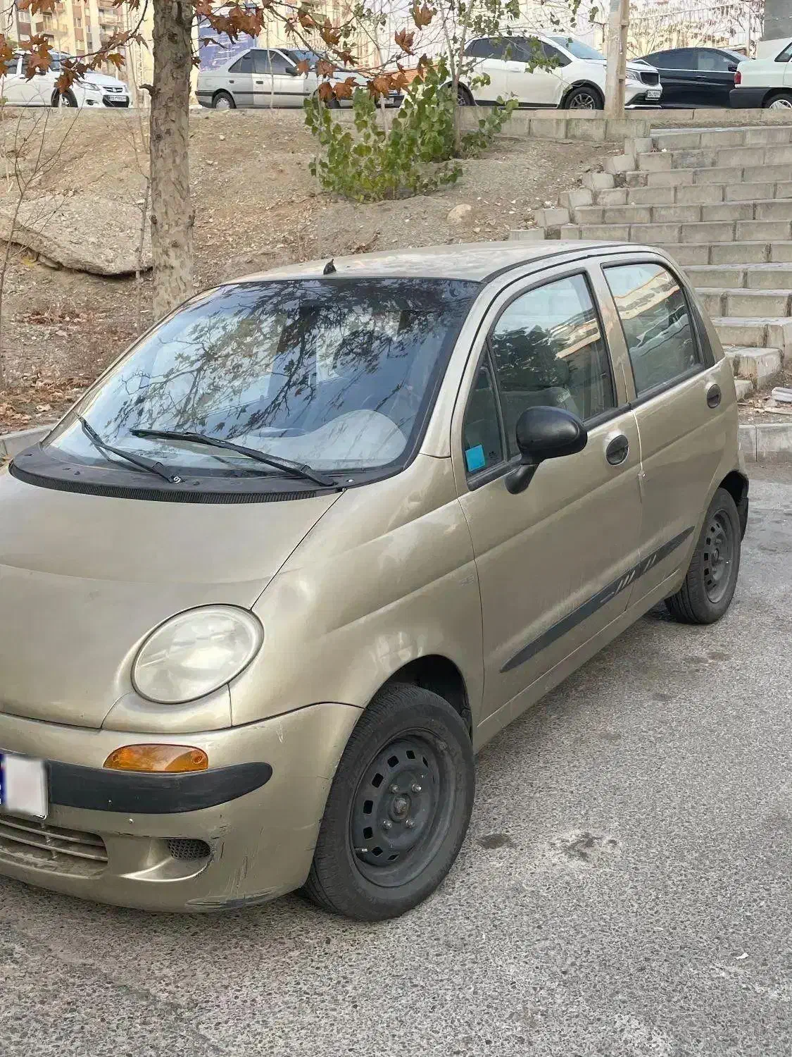 ماتیز  بژ  یه لکه رنگ کوچیک|خودرو سواری و وانت|تهران, پردیسان|دیوار