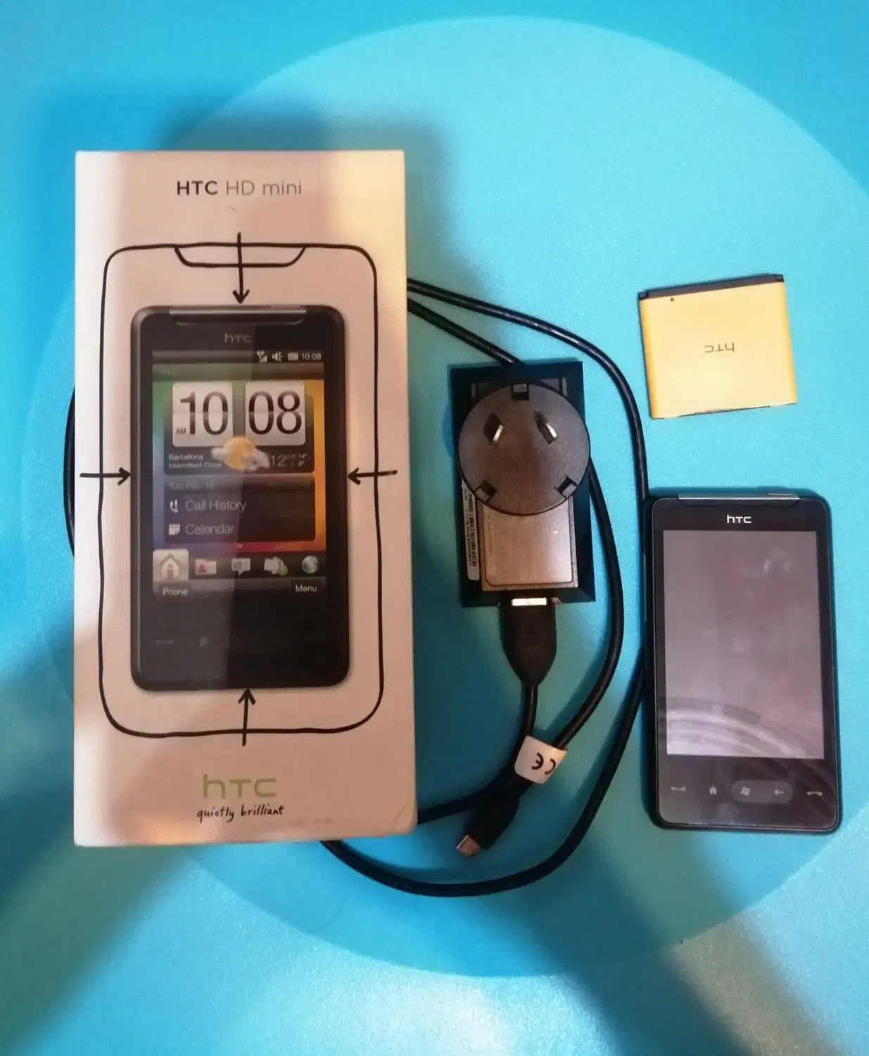 گوشی موبایل HTC mini t5555 بینظیر،باجعبه و متعلقات|موبایل|تهران, تجریش|دیوار