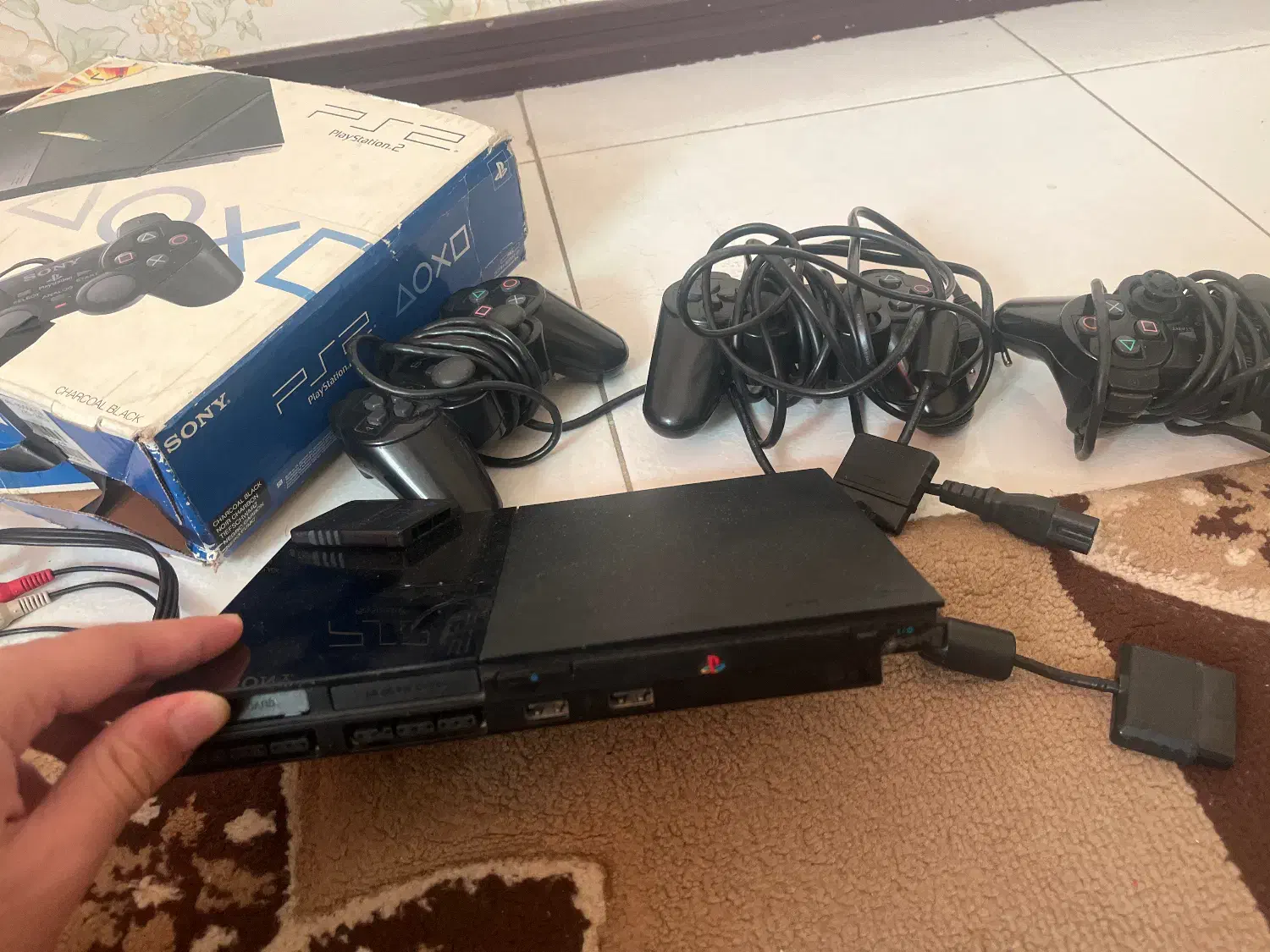 پلی استیشن دو کارکرده قیمت مقطوع با pes2021|کنسول، بازی ویدئویی و آنلاین|تهران, ازگل|دیوار