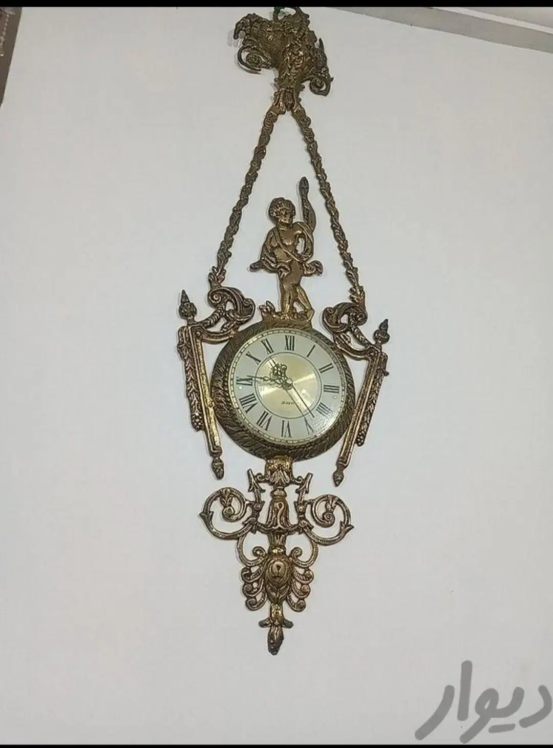 ساعت دیواری تمام برنز|ساعت دیواری و تزئینی|کرج, گلشهر|دیوار