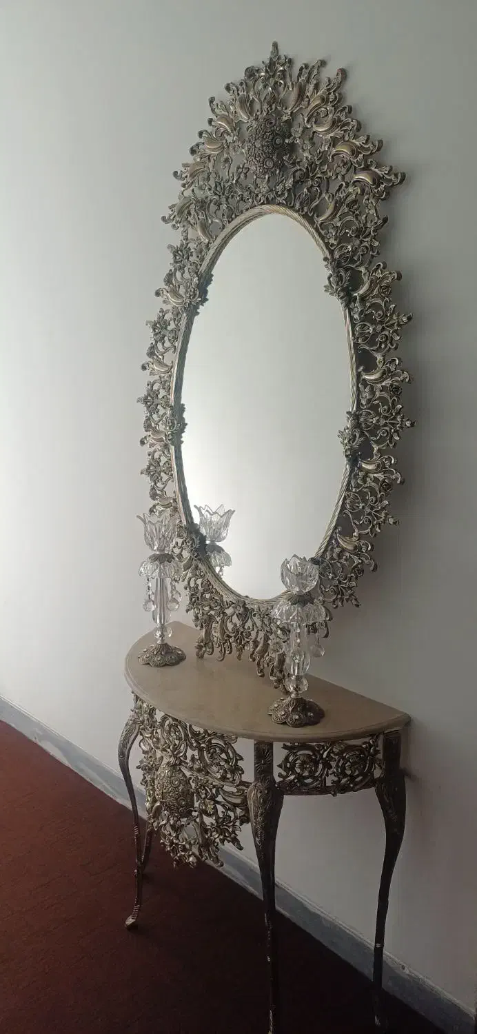 آینه شمعدان|آینه|ساوه, |دیوار