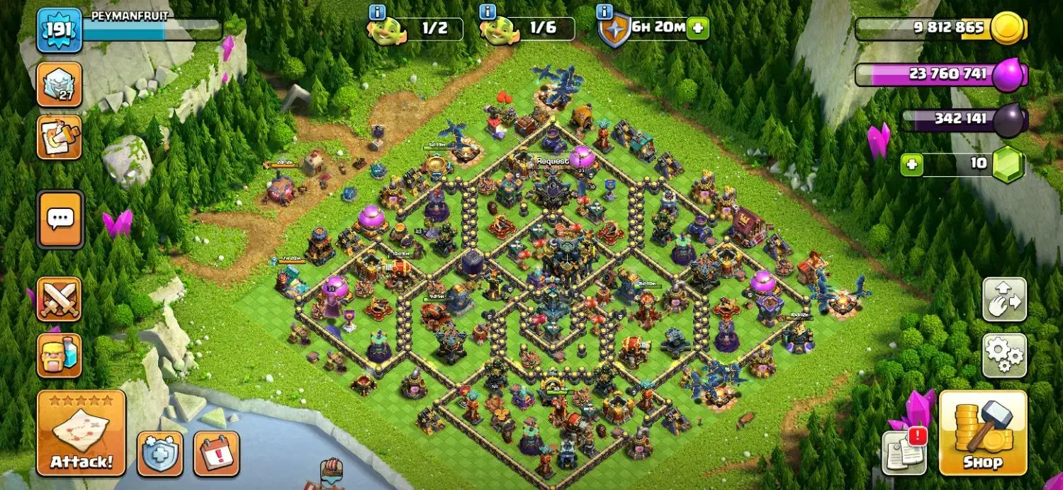 اکانت کلش تان ۱۷|کنسول، بازی ویدئویی و آنلاین|پیشوا, |دیوار