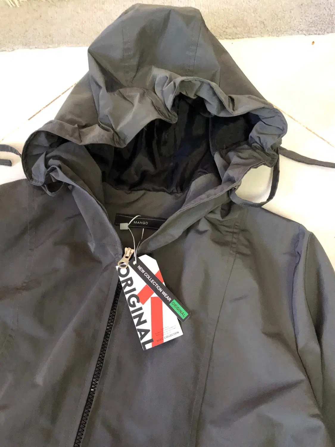 بارونی طوسی استردار کلاهدار ضد اب نو تا سایز۴۴|لباس|رشت, گلسار|دیوار