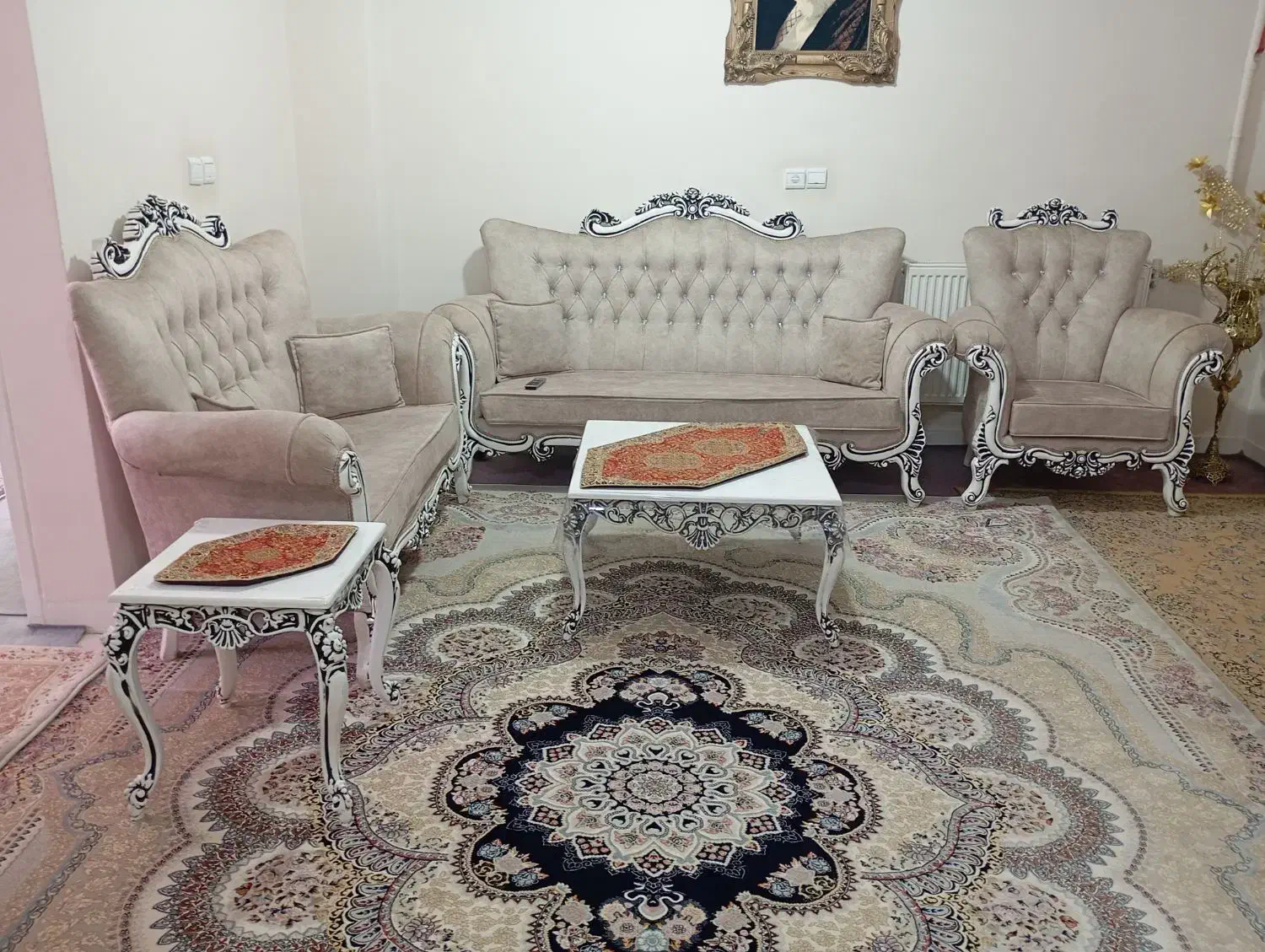 مبل و میز ناهار خوری مدل کلاسیک|مبلمان خانگی و میز عسلی|ابهر, |دیوار