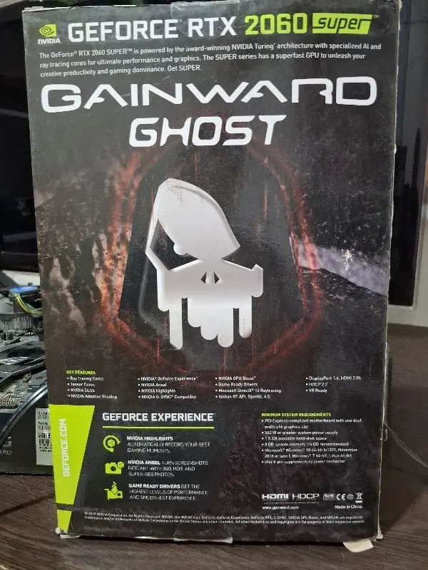 کارت گرافیک گینوارد مدل RTX 2060 Super Ghost|قطعات و لوازم جانبی رایانه|تهران, سلسبیل شمالی|دیوار