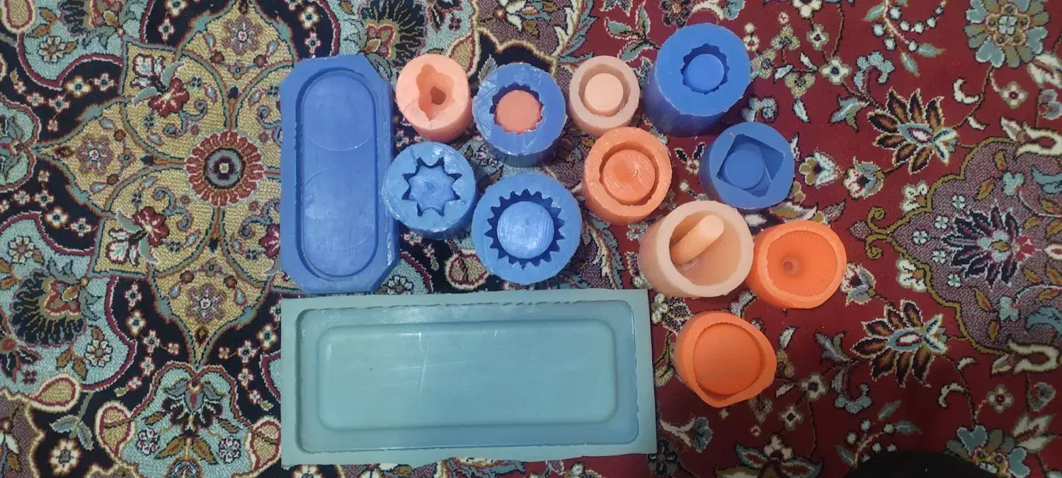 قالب سیلیکونی و تعدادی رنگ نو|صنایع دستی و سایر لوازم تزئینی|ارومیه, |دیوار