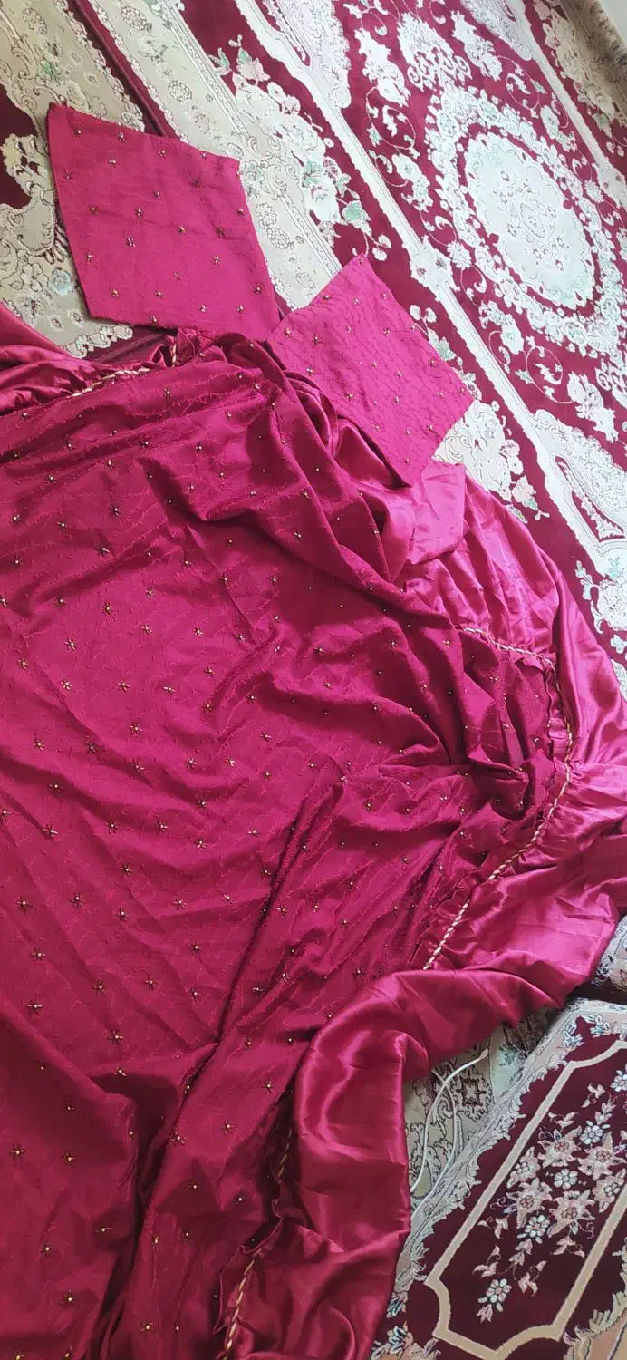 روتختی دونفره منجوق ساتن پفکی نو|سرویس روتختی|سنندج, |دیوار