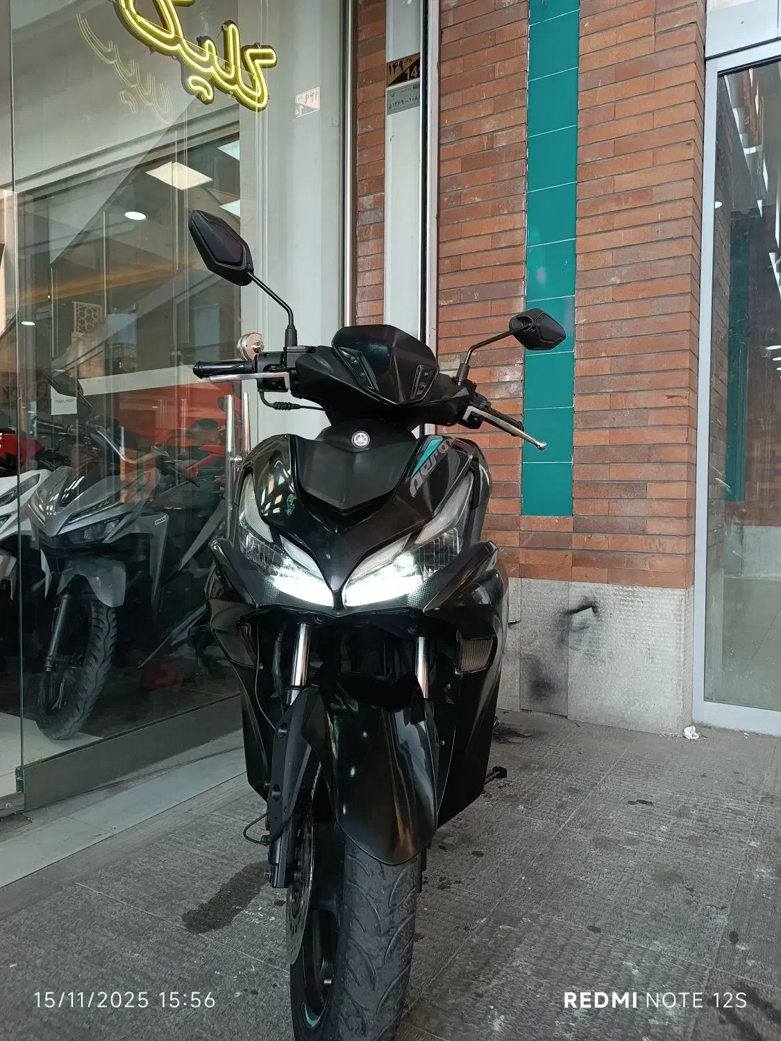 طرح ایروکس155.   1401|موتورسیکلت|تبریز, |دیوار