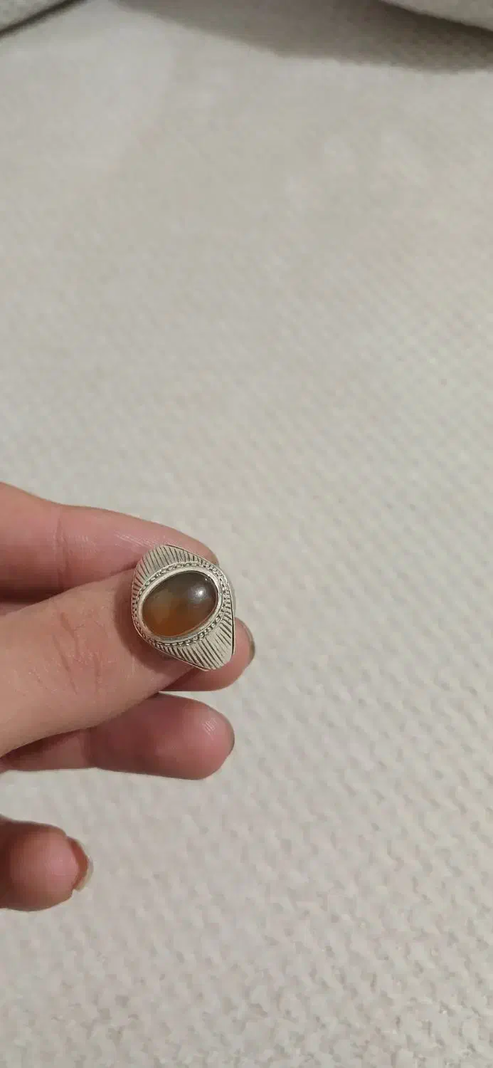 انگشتر نقره عقیق جزء یمن|جواهرات|قم, هنرستان|دیوار