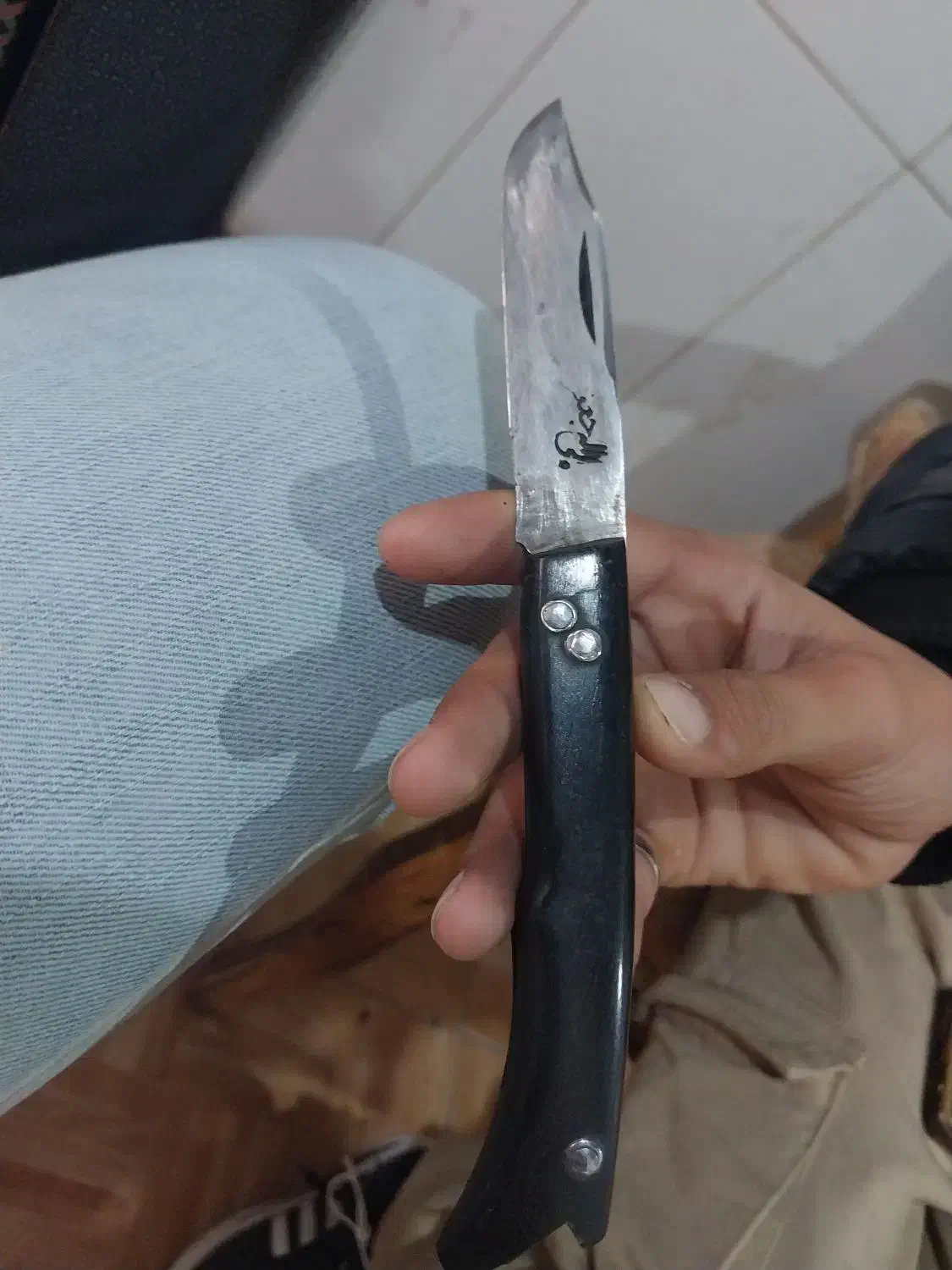 چاقوی ولی الله جعفر|کلکسیون اشیاء عتیقه|خوی, |دیوار