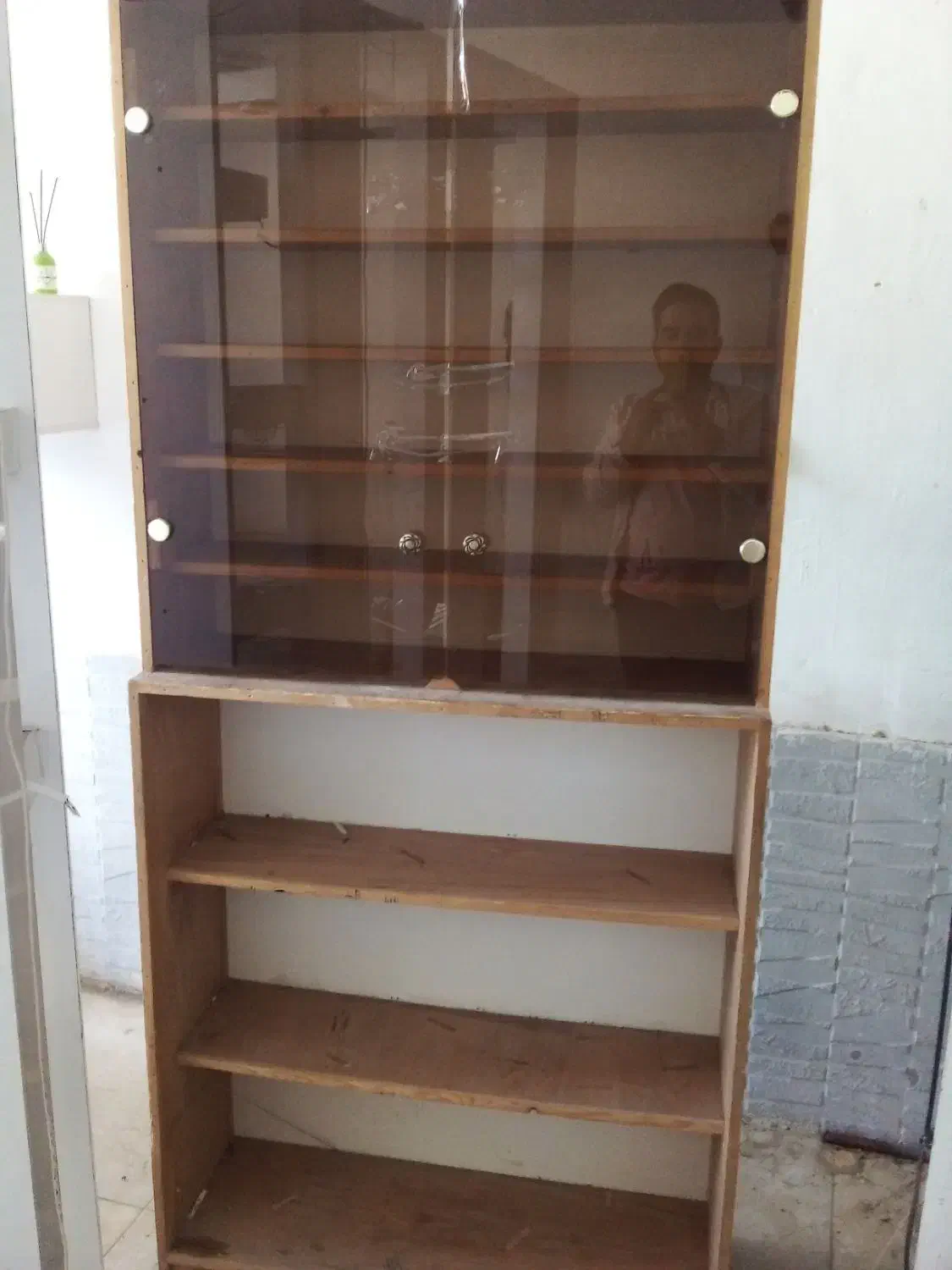 ویترین چوبی|کتابخانه، شلف، قفسه‌های دیواری|قوچان, |دیوار