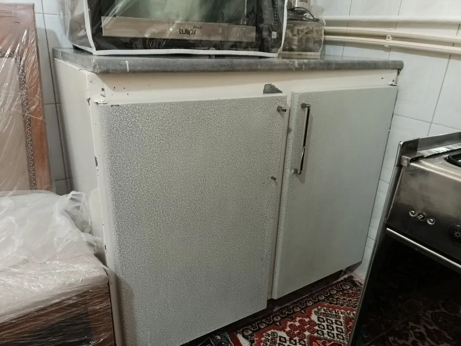 کابینت دست دوم و گاز|آب‌چکان و نظم‌دهنده ظروف|خرم‌آباد, |دیوار