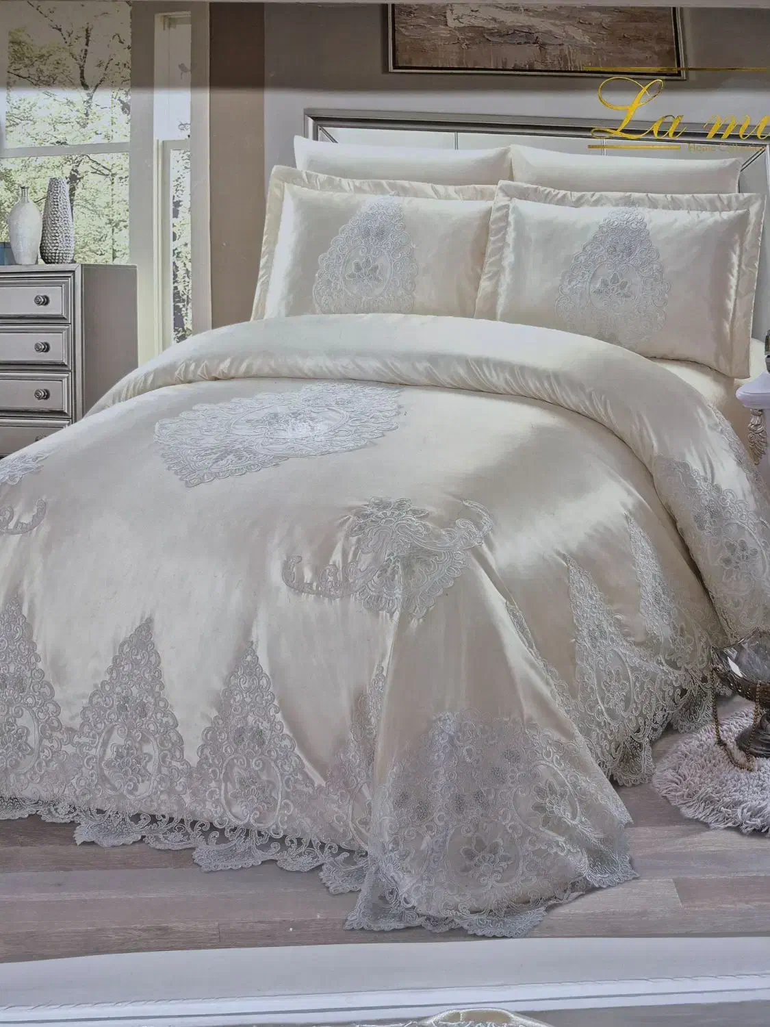 روتختی ساتن ابریشم عروس نو|سرویس روتختی|قم, صفائیه|دیوار