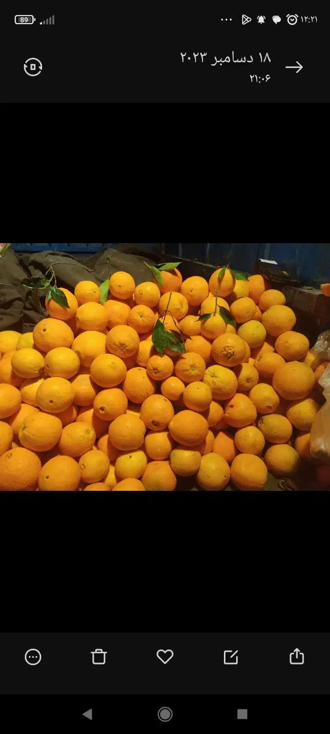 نارنگی ضعیف و ضایعات وسنگ پا|حراج|ساری, |دیوار