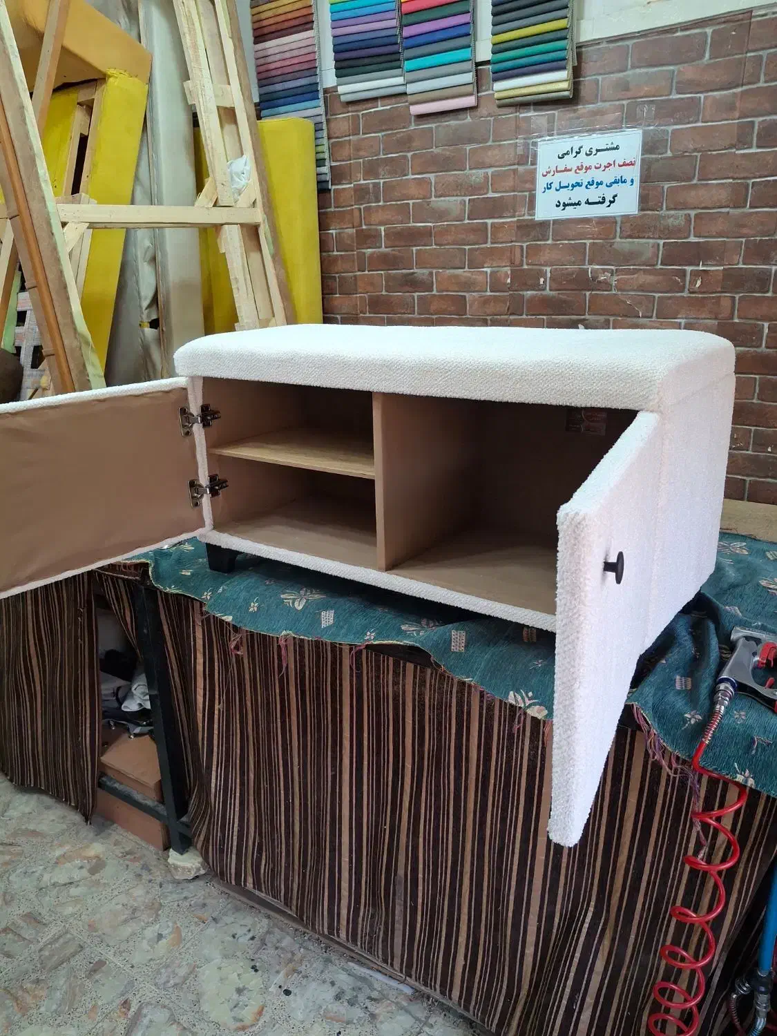 پاف جاکفشی نیمکت ام دی اف|صندلی و نیمکت|اصفهان, کلمان|دیوار