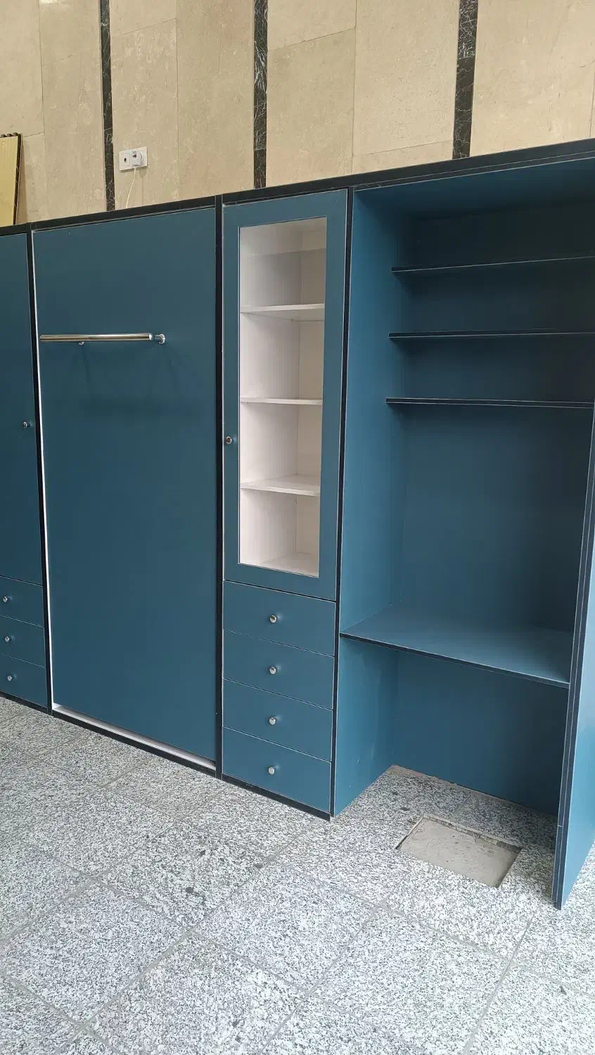 کابینت و تخت و کمد کم جا،نو|تخت و سرویس خواب|ری, دیلمان|دیوار