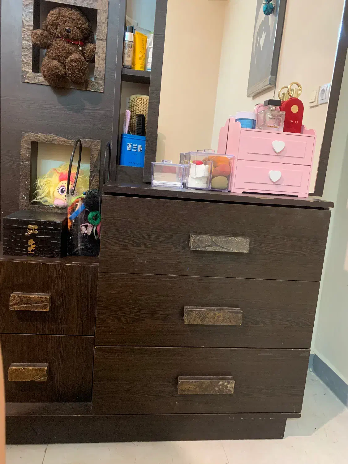 سرویس خواب کاملا نو|تخت و سرویس خواب|شیراز, دینکان|دیوار