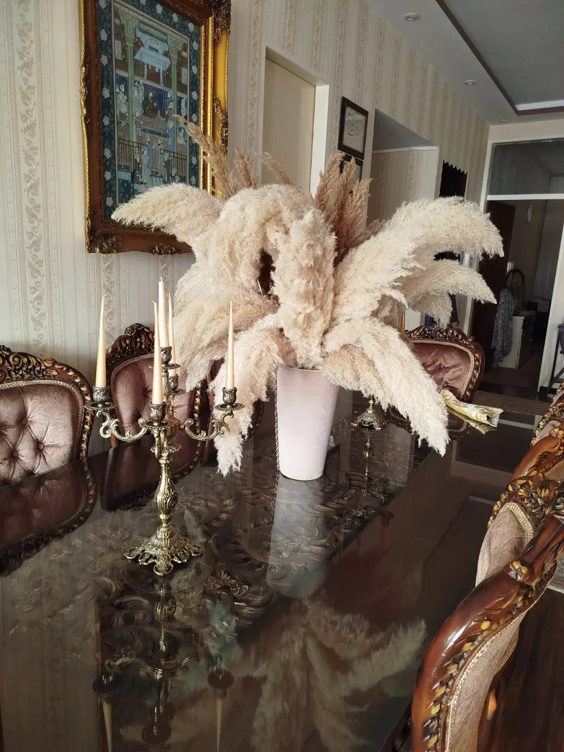 گل با گلدان|گل مصنوعی|رودهن, |دیوار