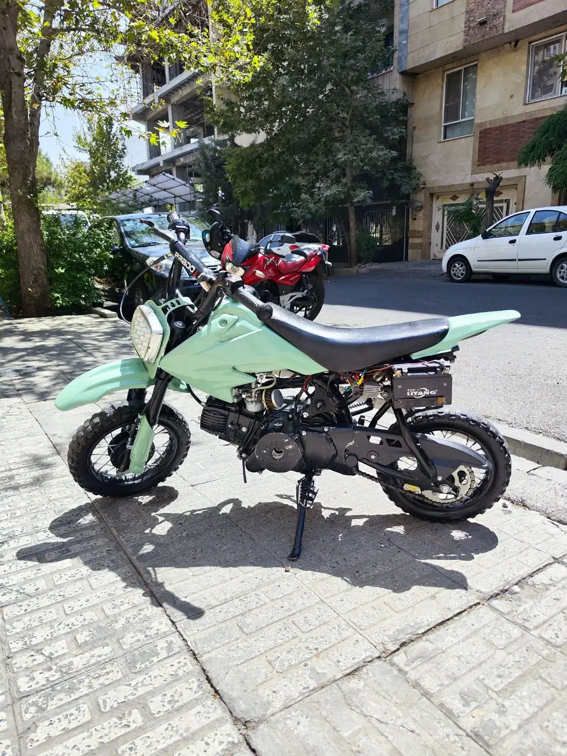 موتور مینی کراس ۱۱۰ سی سی اتومات|موتورسیکلت|تهران, شهرک هما|دیوار