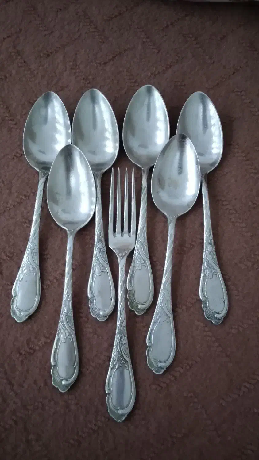 قاشق و چنگال دوره قاجار|کلکسیون اشیاء عتیقه|اسلامشهر, شهرک واوان|دیوار