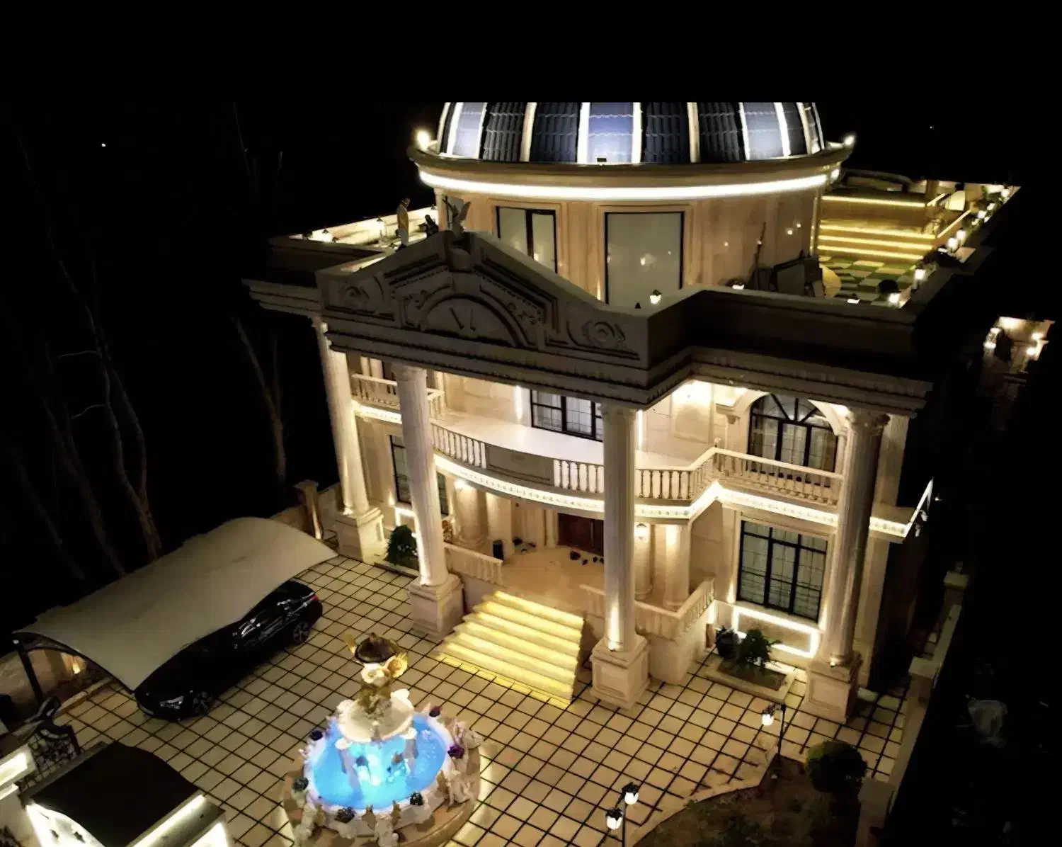 اجاره کاخ ویلا استخردار لوکس لاکچری|اجارهٔ کوتاهمدت ویلا و باغ|کلارآباد, |دیوار