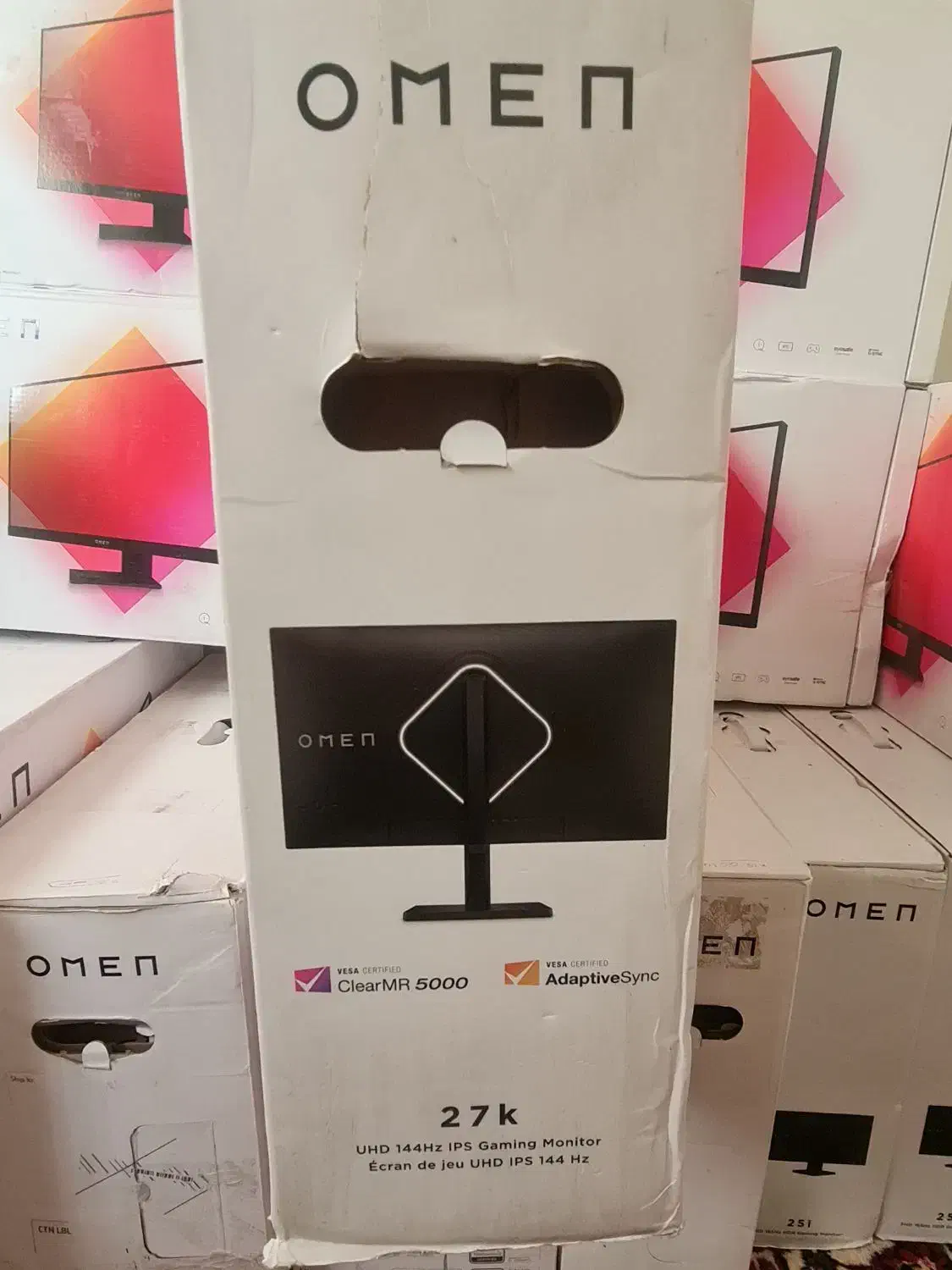 مانیتور ۲۷اینچ۱۴۴هرتز مخصوص گیم HP OMEN 27K|قطعات و لوازم جانبی رایانه|تهران, آرژانتین|دیوار