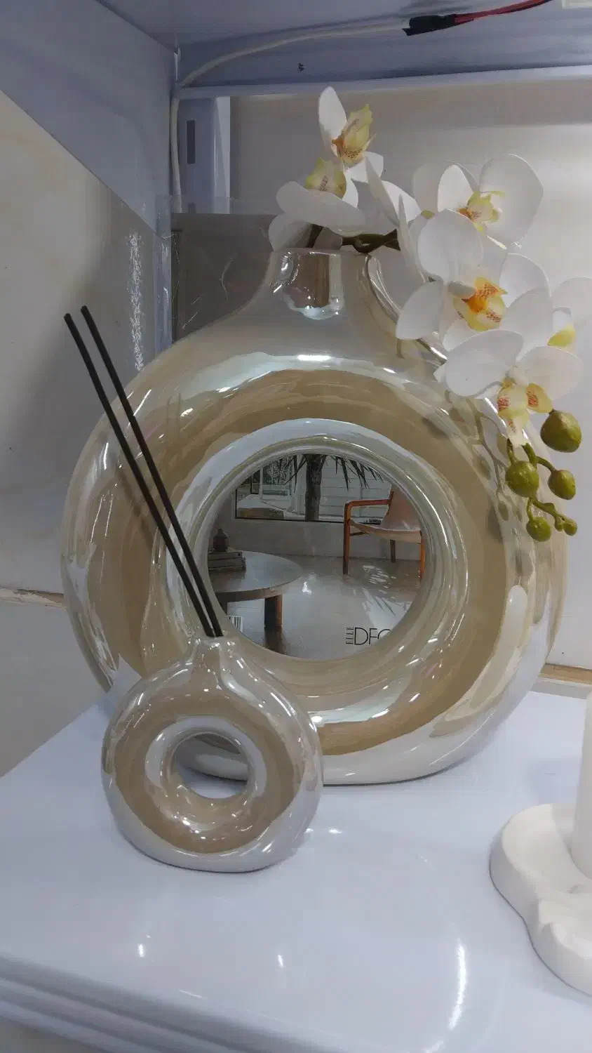 گلدون لاستر جدید و جا اسانسی|صنایع دستی و سایر لوازم تزئینی|فردیس, قریشی|دیوار