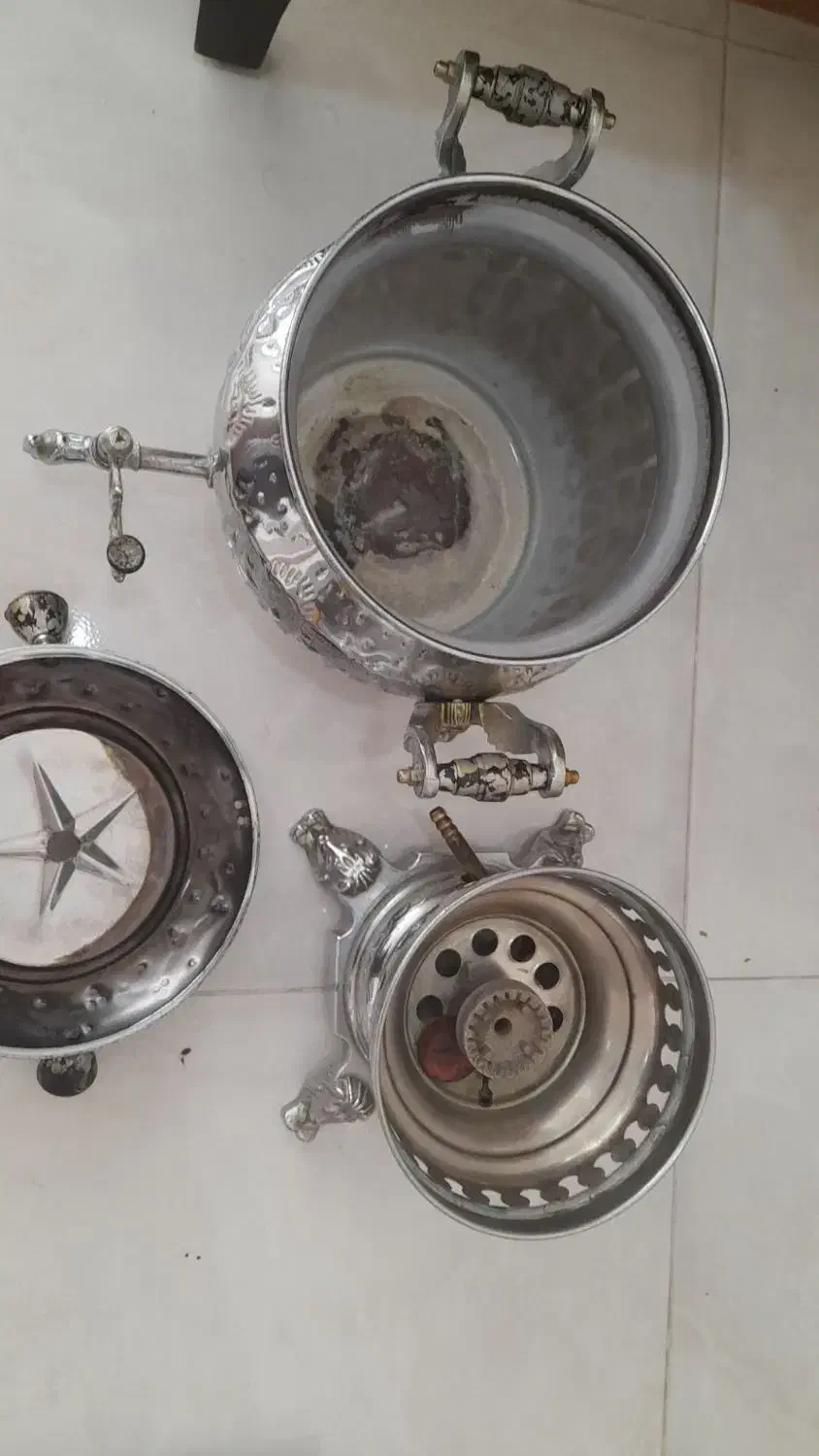 فروش سماور گازی ۵ لیتری نیم|سماور، چایساز، قهوهساز|سنندج, |دیوار