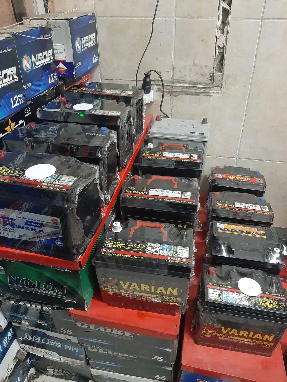 باطری زیر صفری دست دوم باتری استوک باتری نو باطری|قطعات یدکی و لوازم جانبی|تهران, وردآورد|دیوار