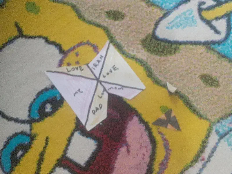 طرح iran love با دو مثلث طلایی|تابلو، نقاشی، عکس|پاکدشت, پاکدشت (مامازند)|دیوار